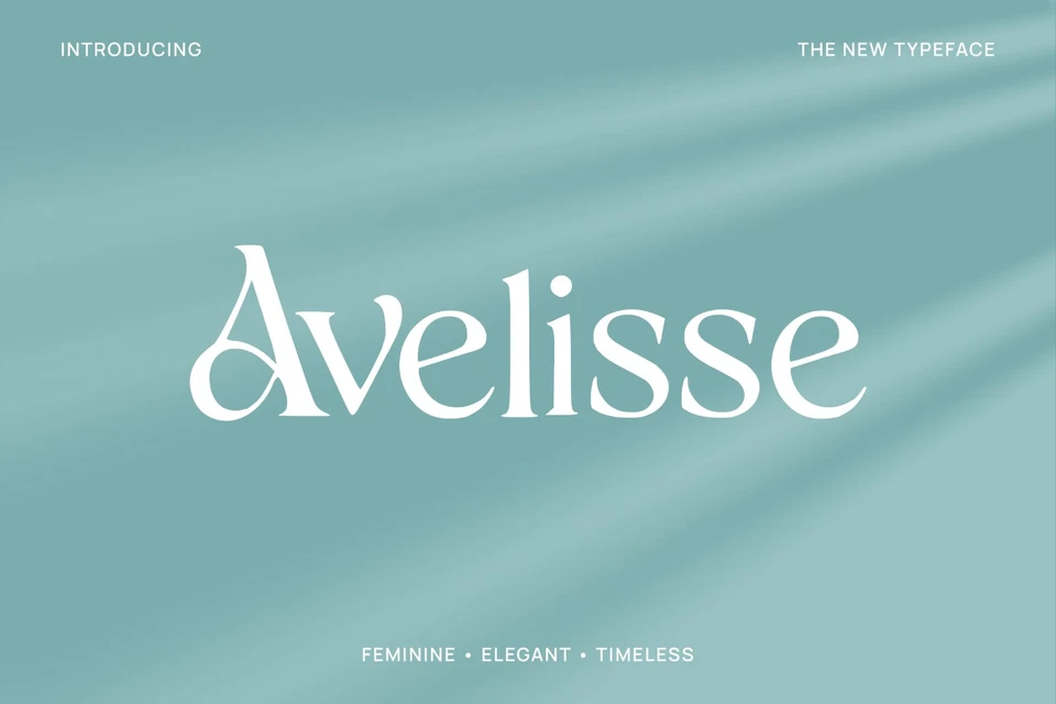 Font Avelisse – Elegant & Timeless Serif Typeface