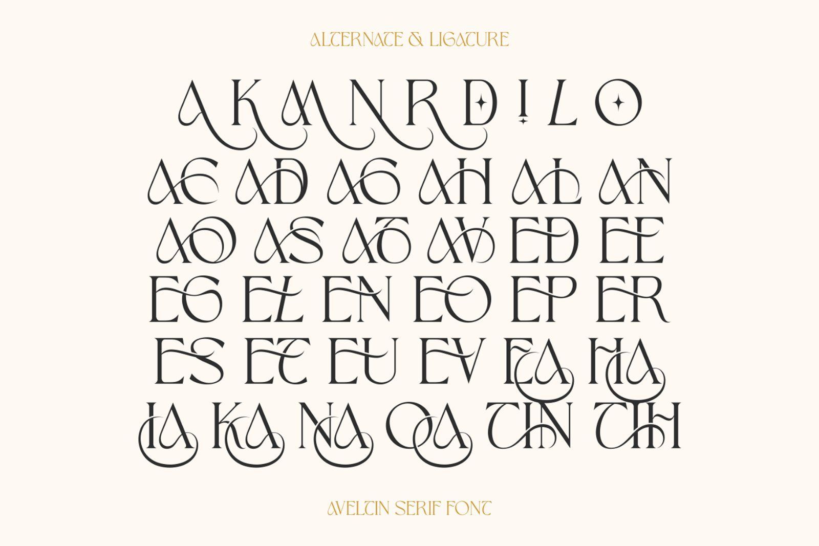 Aveltin Elegant Stylish Serif Font — image 8