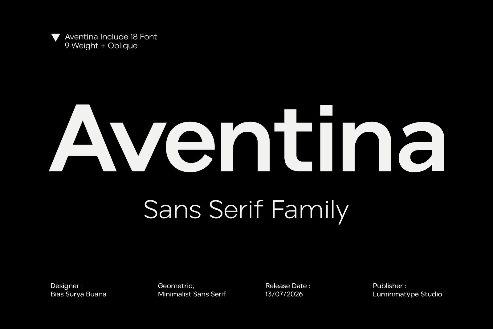 Aventina - Family Sans Serif Font — image 1