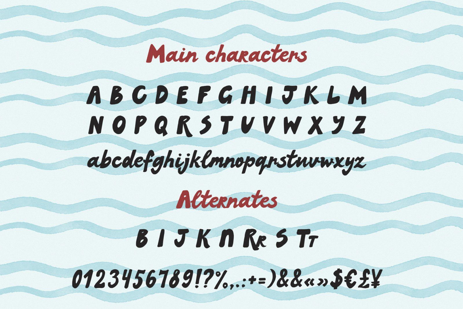 Azzuro Days Script font handwritten retro bold chunky — image 8