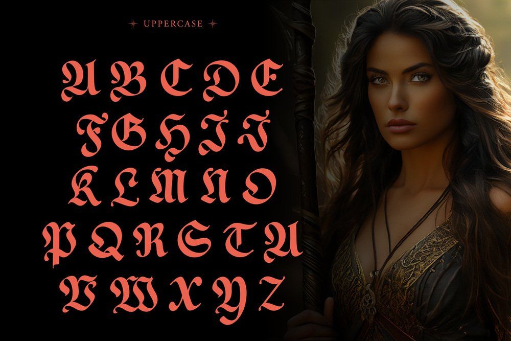 BASEFIGH — Blackletter Font — image 10