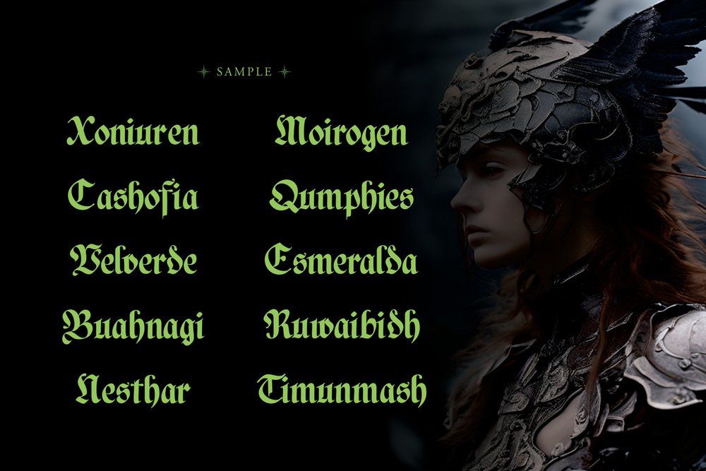 BASEFIGH — Blackletter Font — image 15