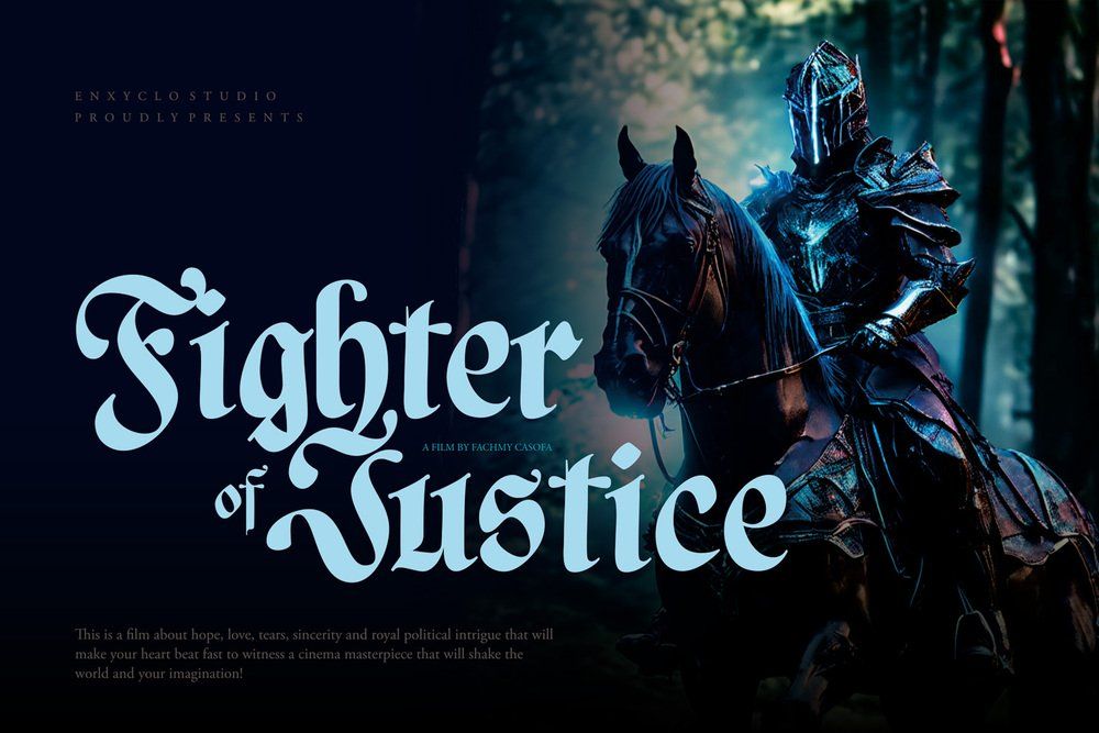 BASEFIGH — Blackletter Font — image 3