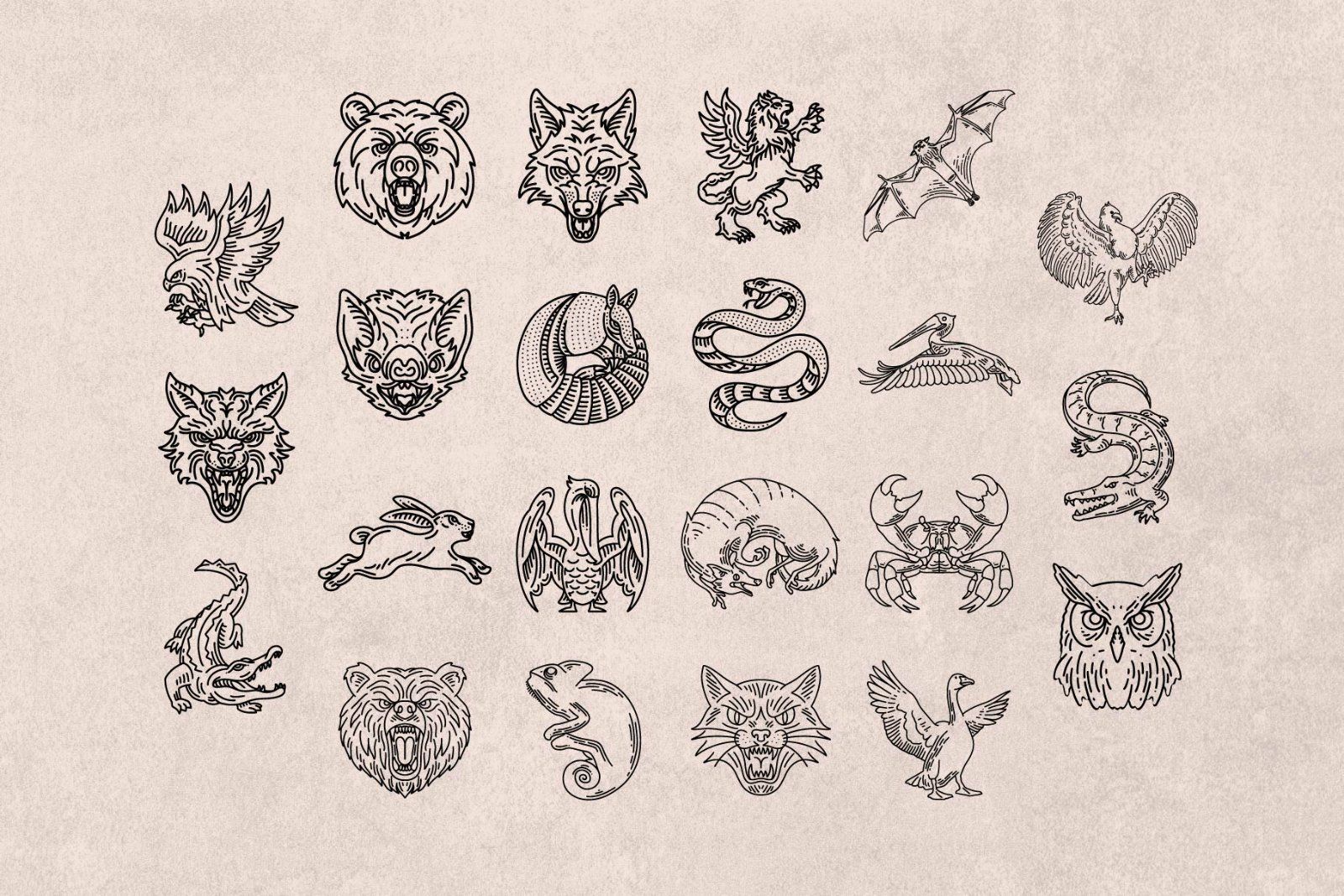Beast Logo & Emblem Pack — image 2