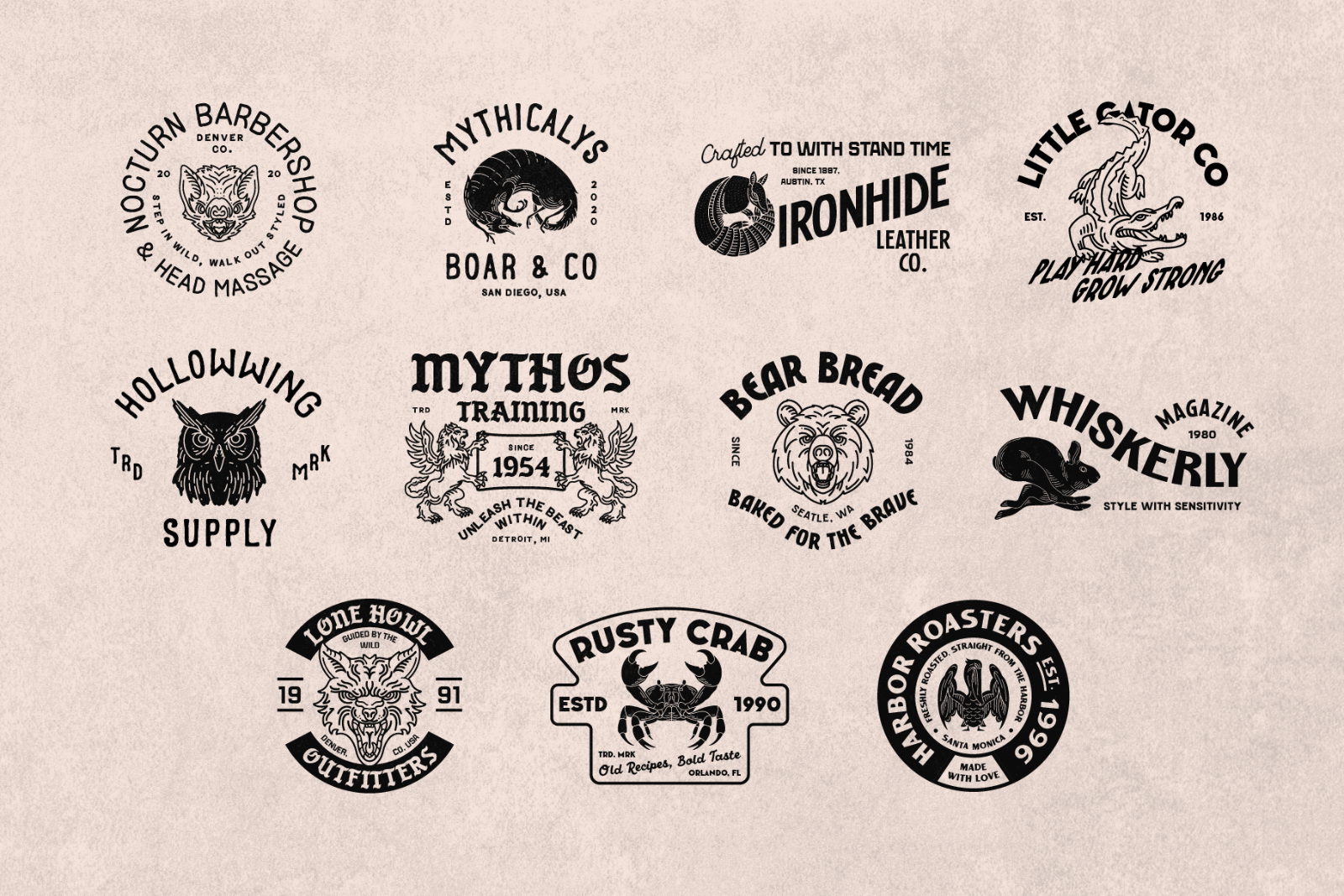 Beast Logo & Emblem Pack — image 4