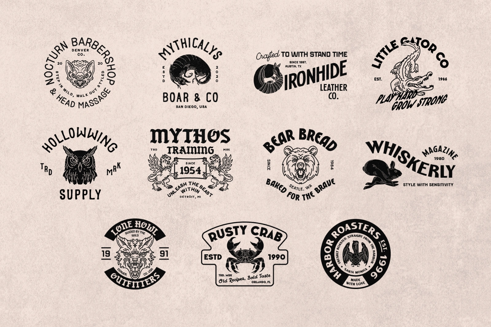 Beast Logo & Emblem Pack — image 4