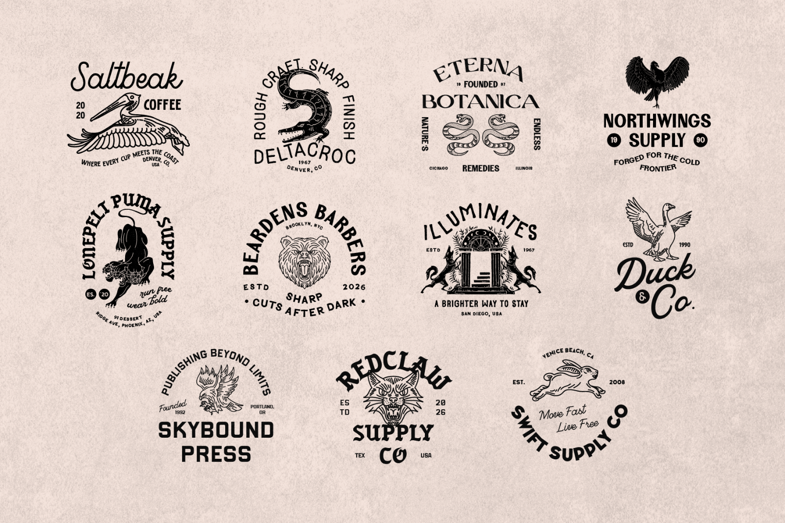 Beast Logo & Emblem Pack — image 5