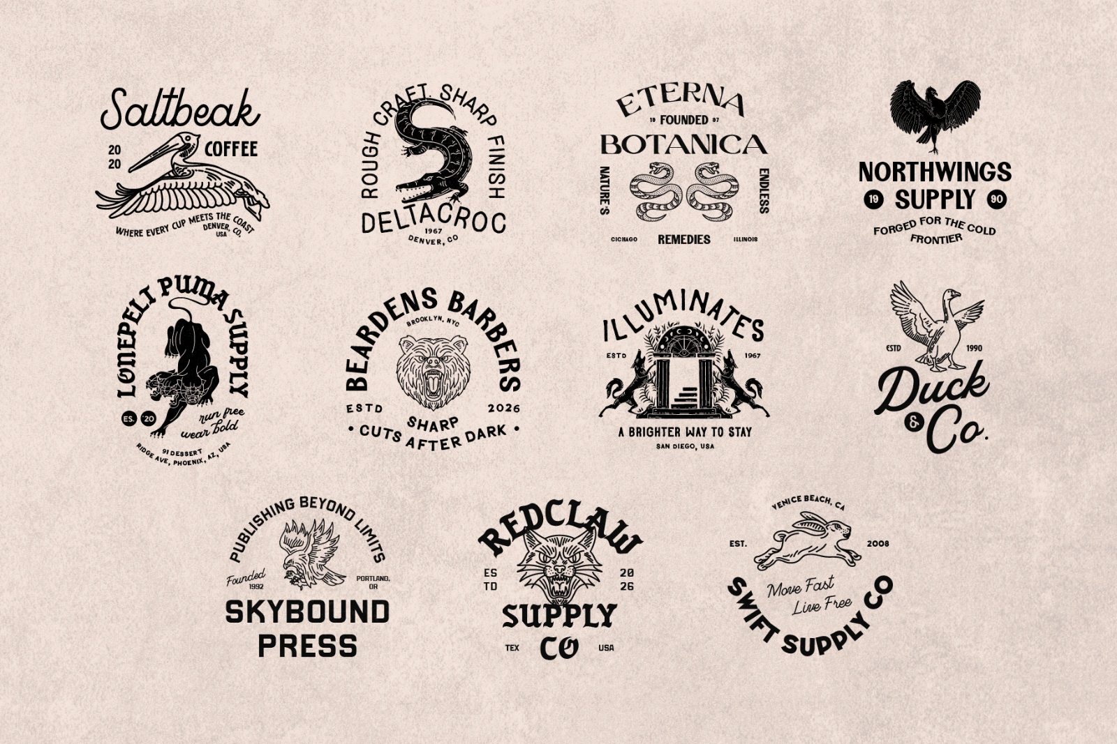 Beast Logo & Emblem Pack — image 5
