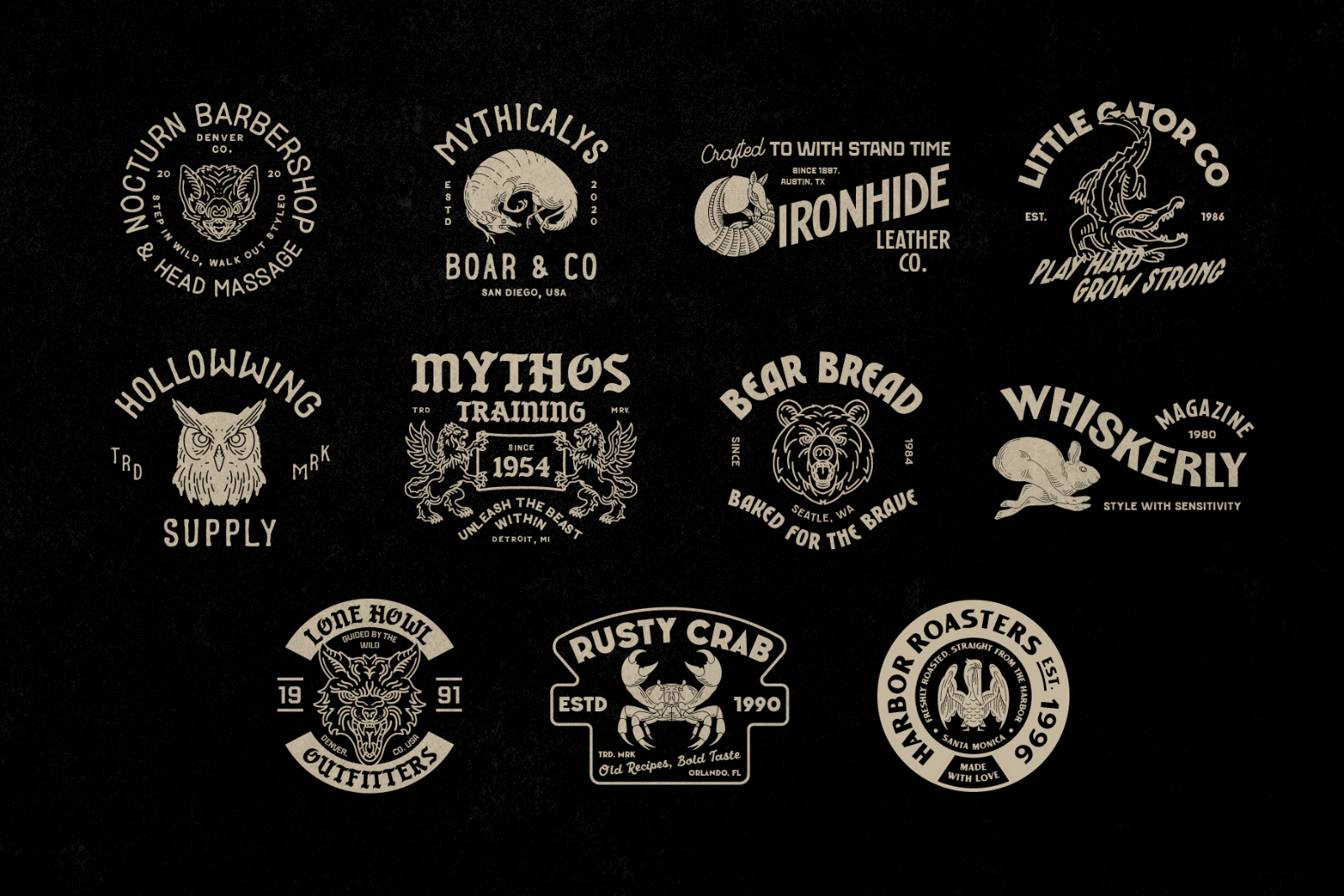 Beast Logo & Emblem Pack — image 6