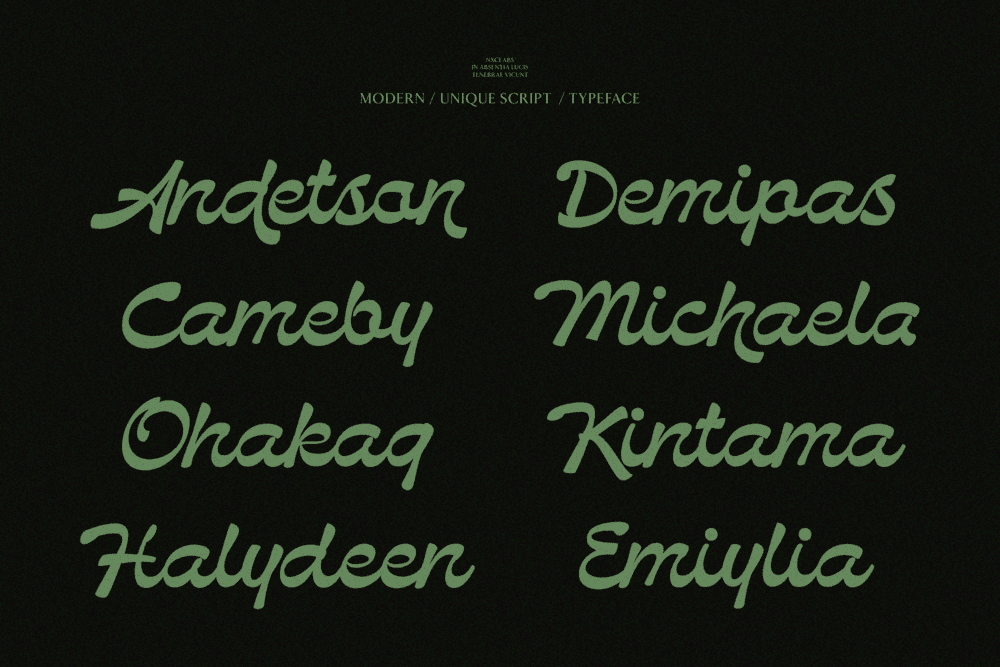 Bendstag — Elegant Script Calligraphy Font