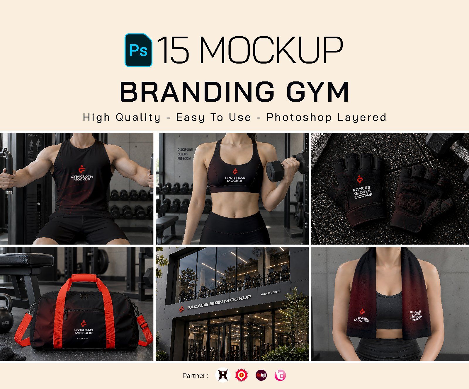 Premium Branding New Gym Mockup — image 1