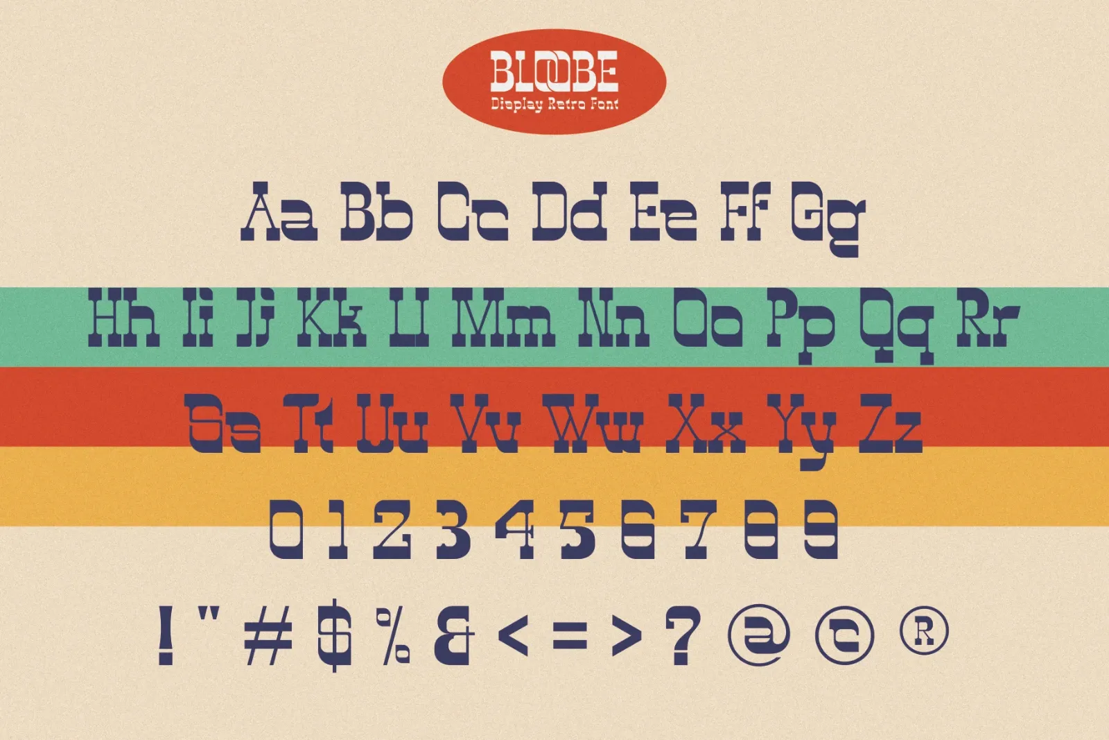 Bloobe _ Display Retro Font — image 8
