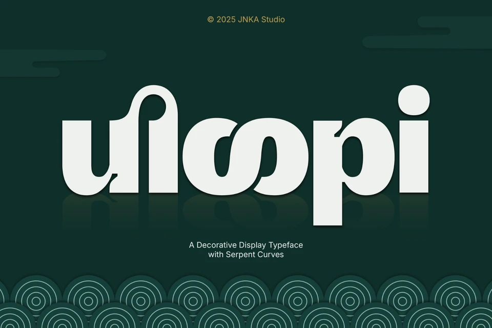 Uloopi - Display TypeFace