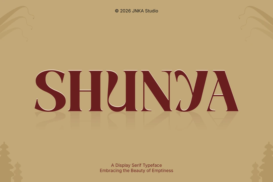 Shunya - Display TypeFace