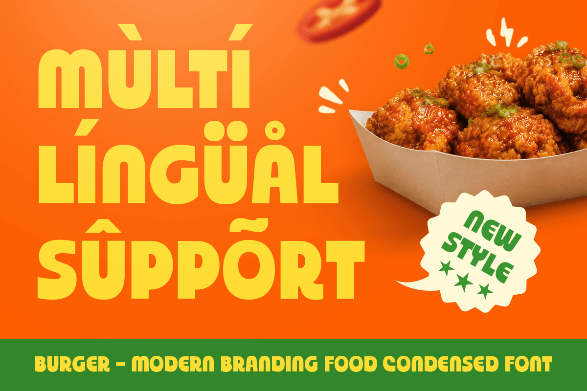 Burger-Modern Branding Food Font — image 12