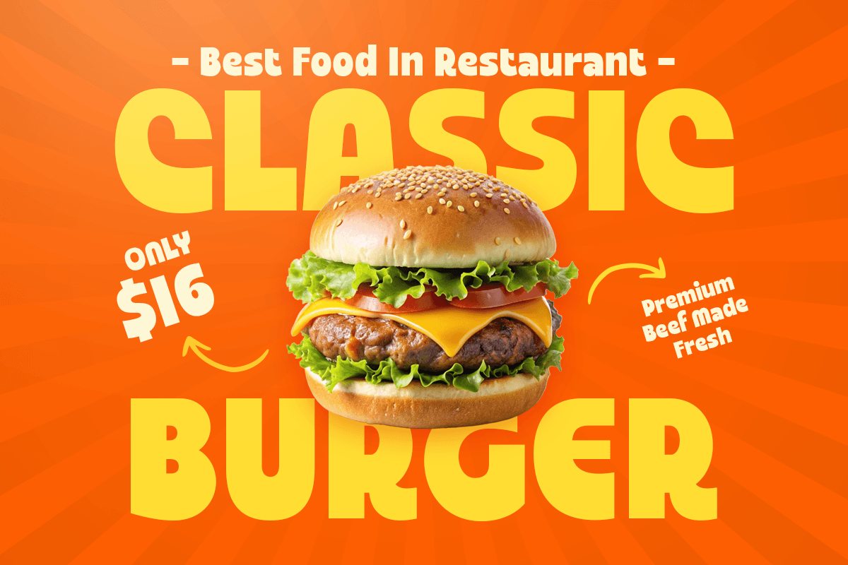 Burger-Modern Branding Food Font — image 5