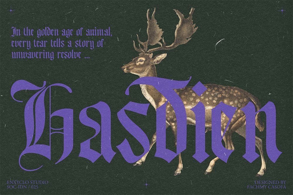 Bageshron Blackletter Font Family