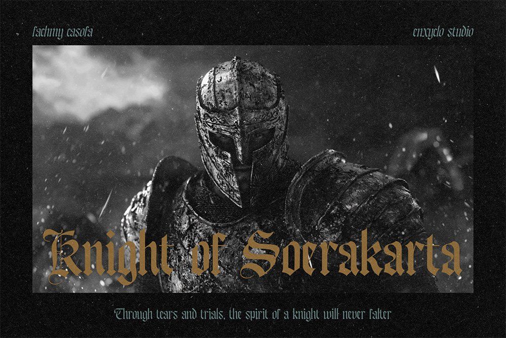 Bageshron Blackletter Font Family