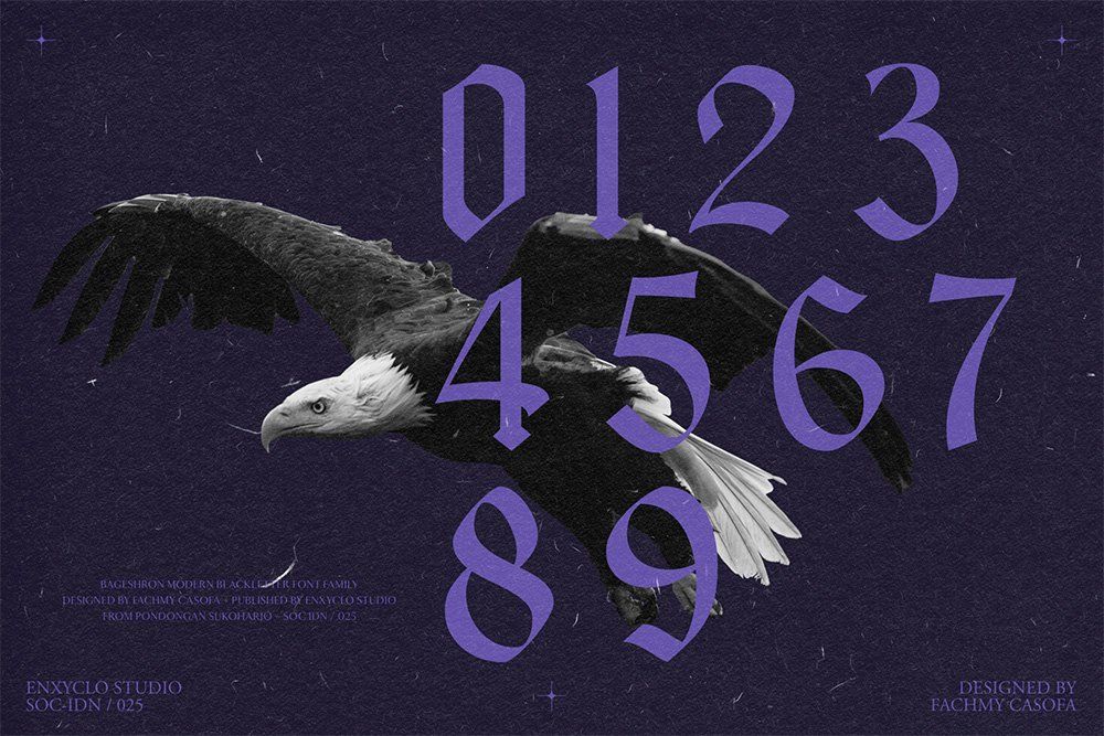 Bageshron Blackletter Font Family