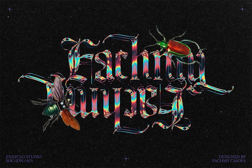 Bageshron Blackletter Font Family