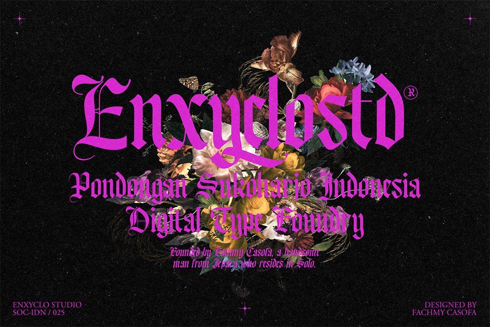 Bageshron Blackletter Font Family