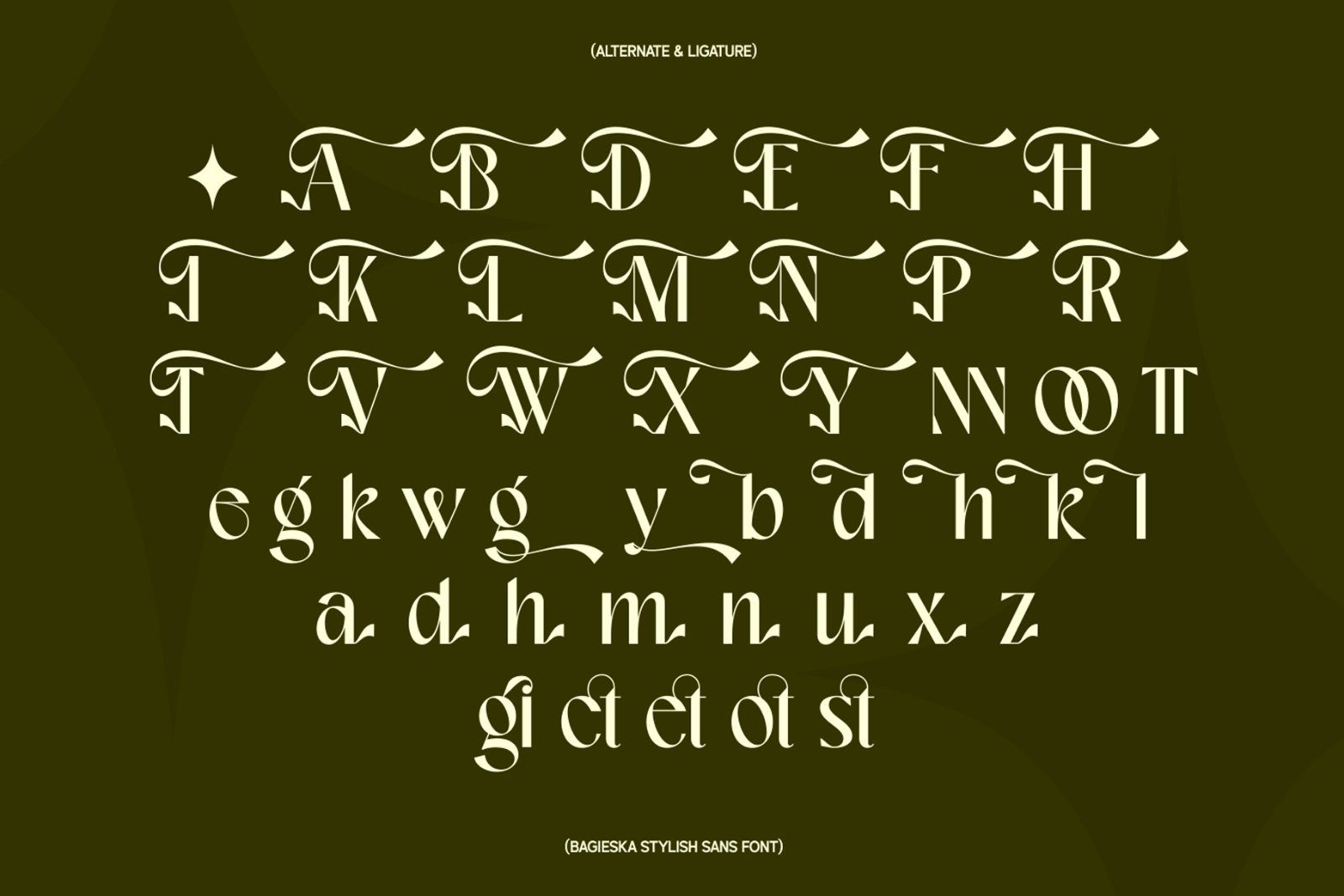Bagieska Stylish Sans Serif Font — image 7