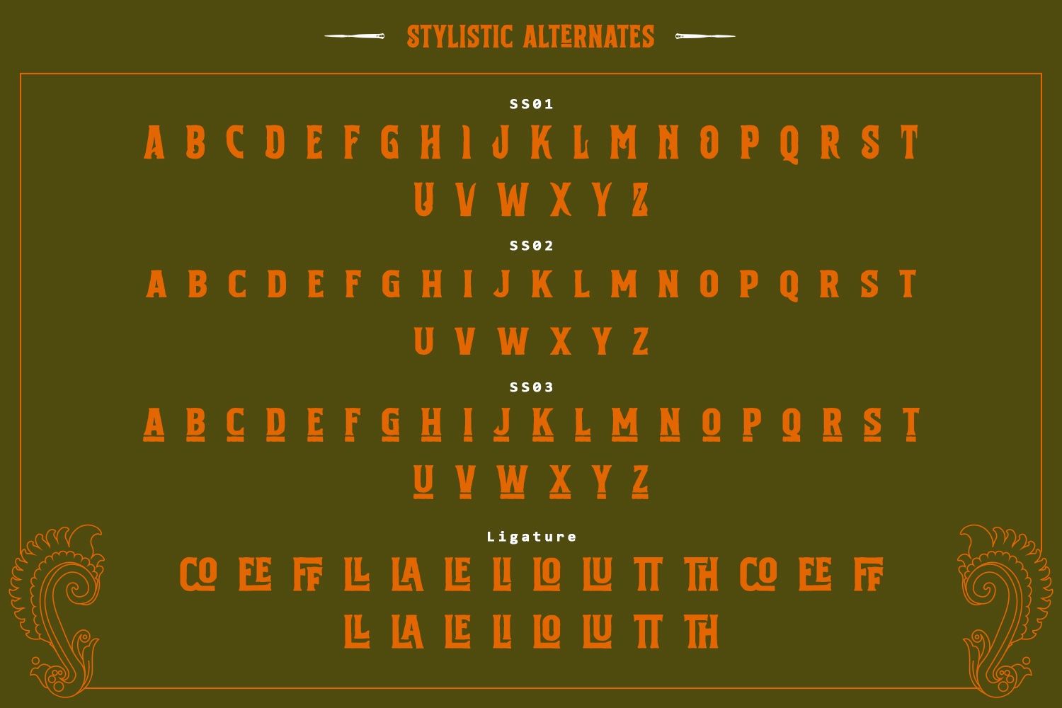 Baraksawa - Bold Condensed Vintage Font — image 10
