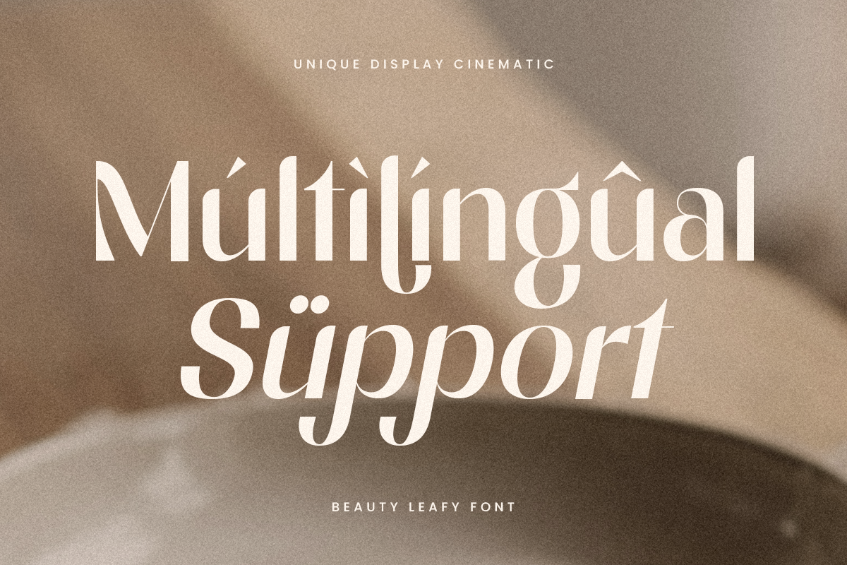 Beauty Leafy - Unique Display Font — image 15