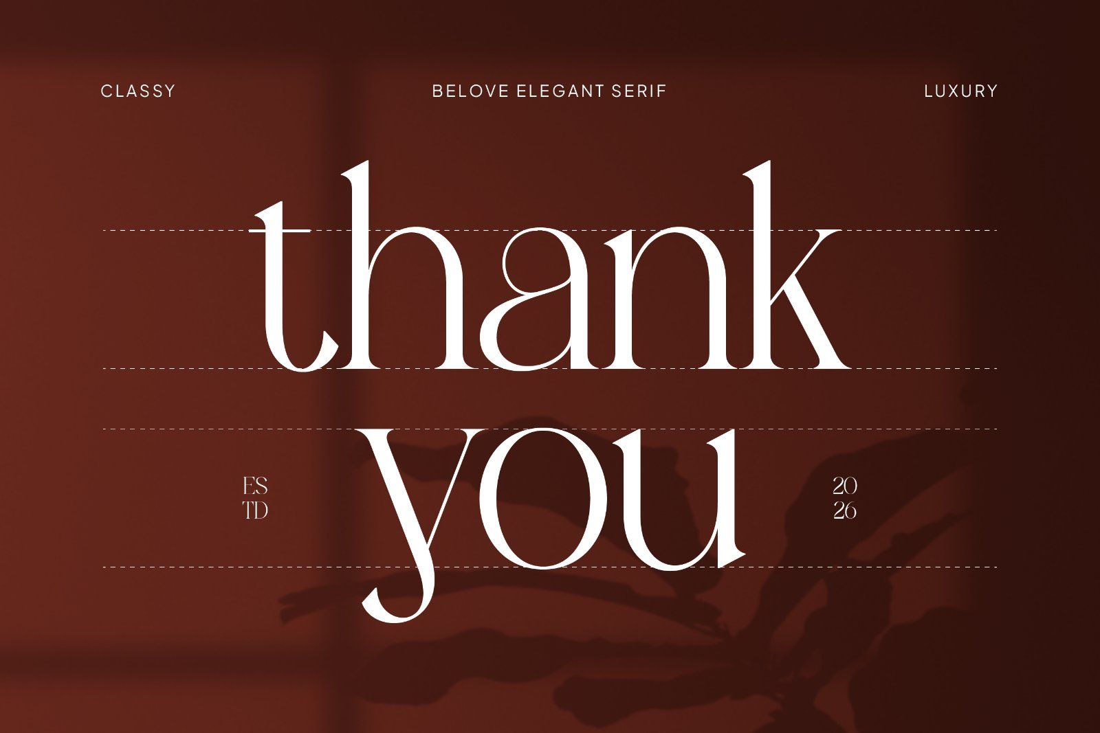 Belove – Modern Elegant Serif