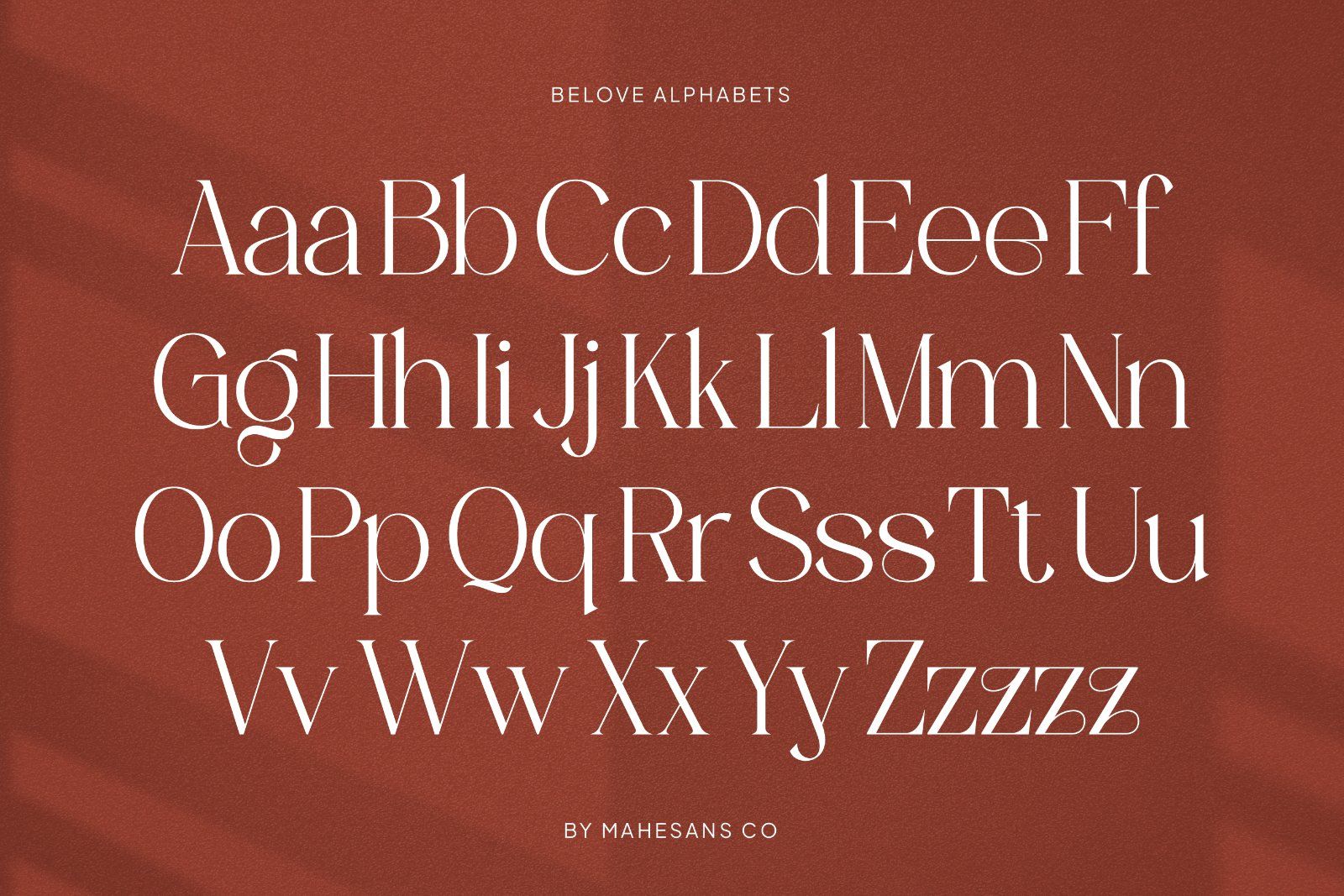 Belove – Modern Elegant Serif
