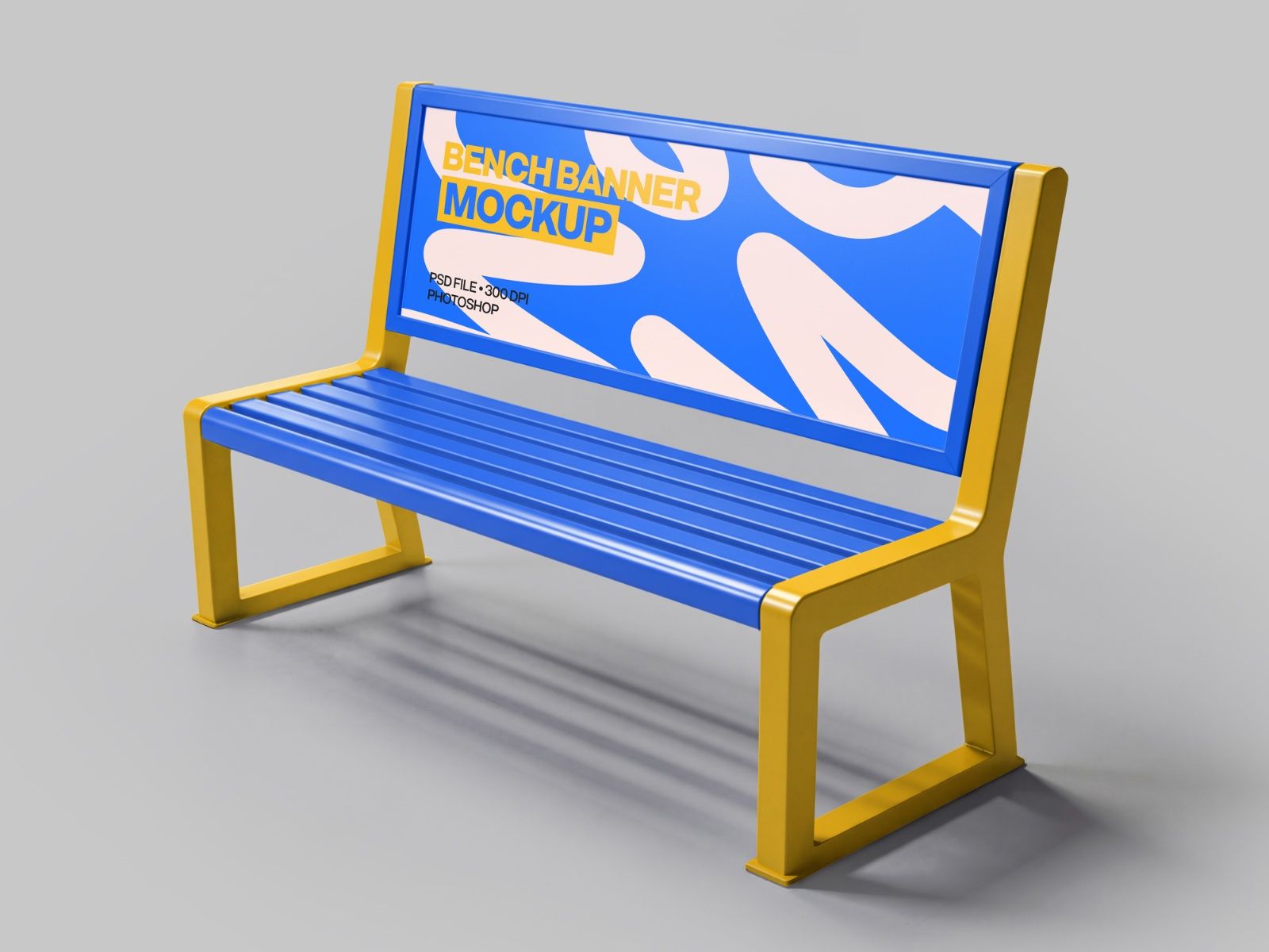Bench Banner Mockup — image 1