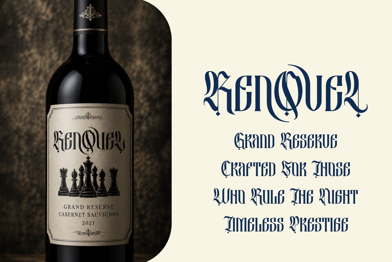 Besquen Modern Gothic Typeface Font — image 5