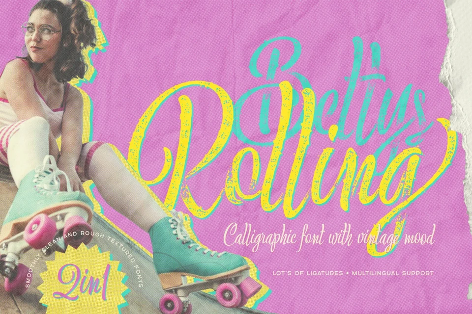 Bettys Rolling Script