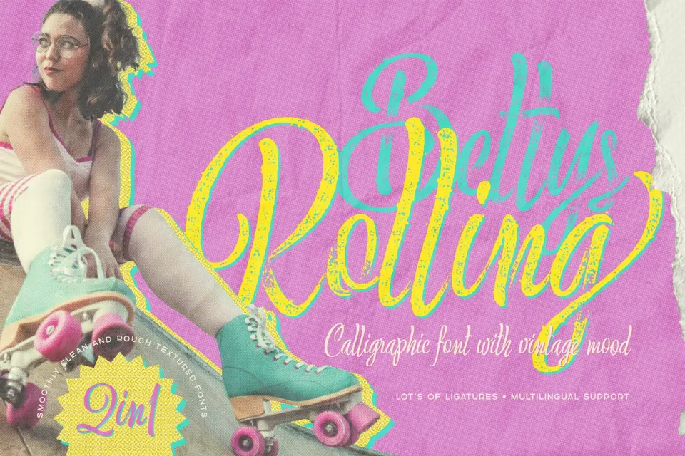 Bettys Rolling Script