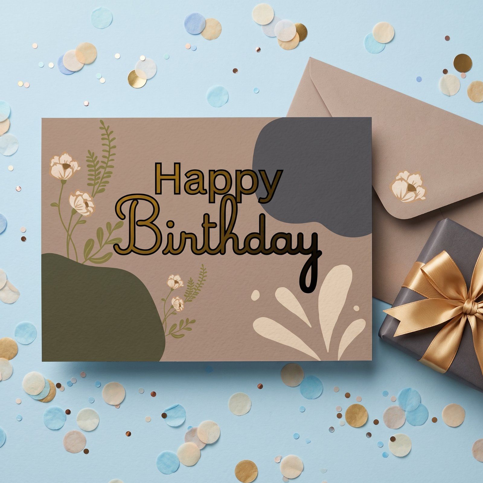Birthday Card Template Download Instant - Printable — image 2
