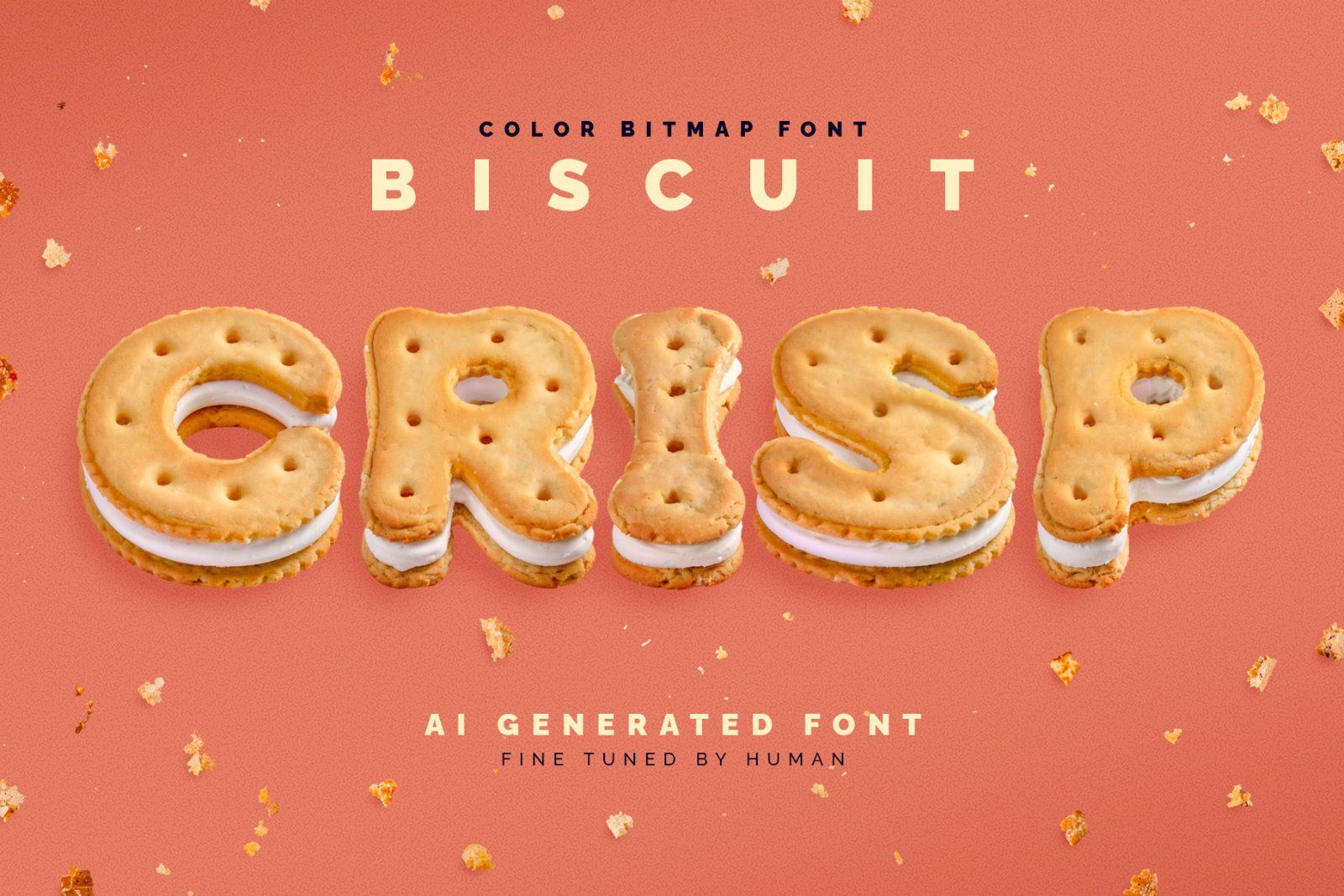 Biscuit Crisp - Color Bitmap Font — image 1