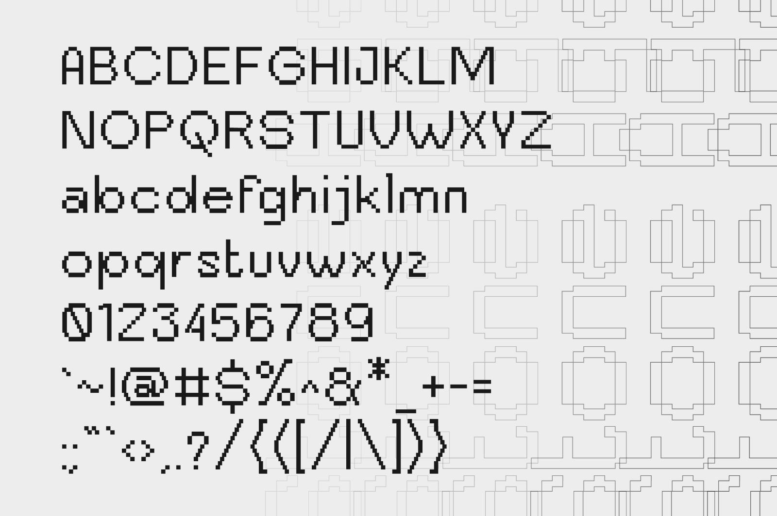 Bitend Geometric Edgy Y2K Pixel Font — image 6