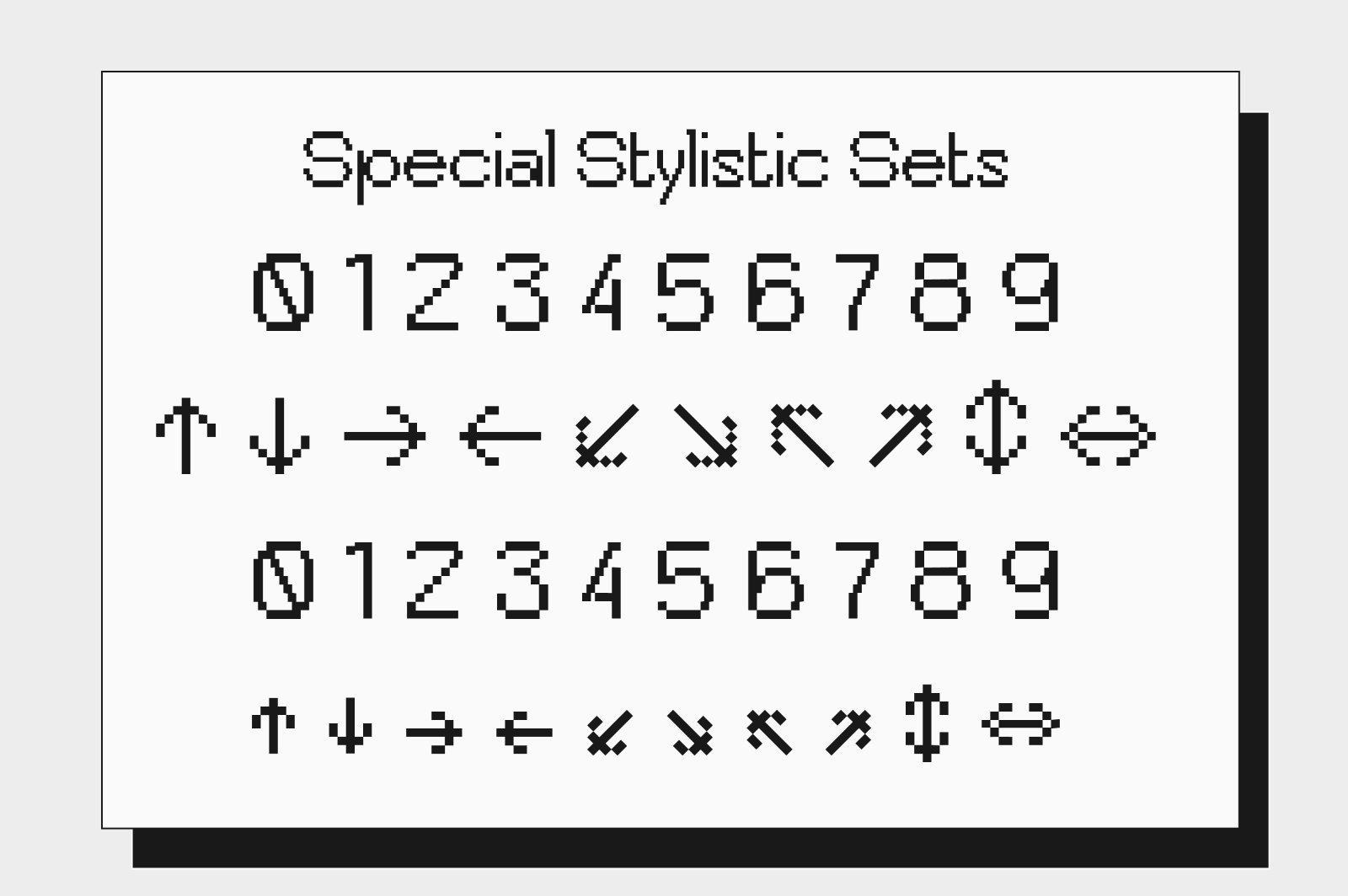 Bitend Geometric Edgy Y2K Pixel Font — image 8