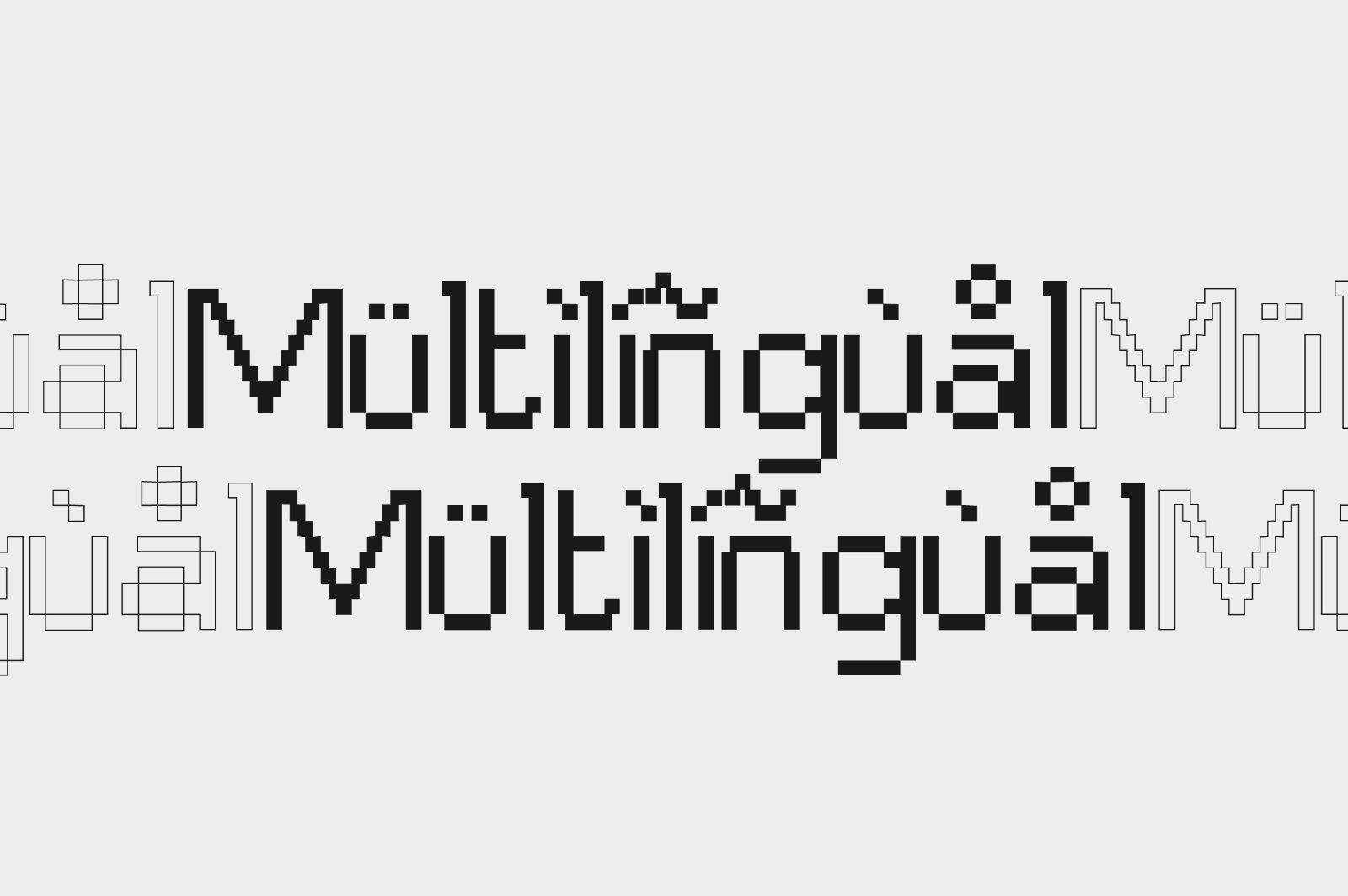 Bitend Geometric Edgy Y2K Pixel Font — image 14