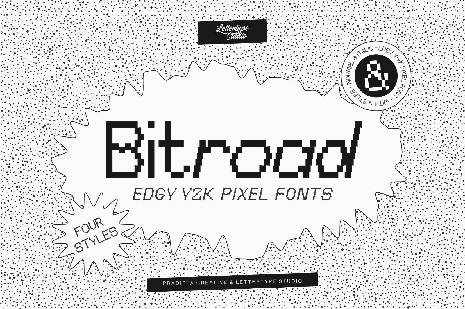 Bitroad – Retro Y2K Pixel Font — image 1