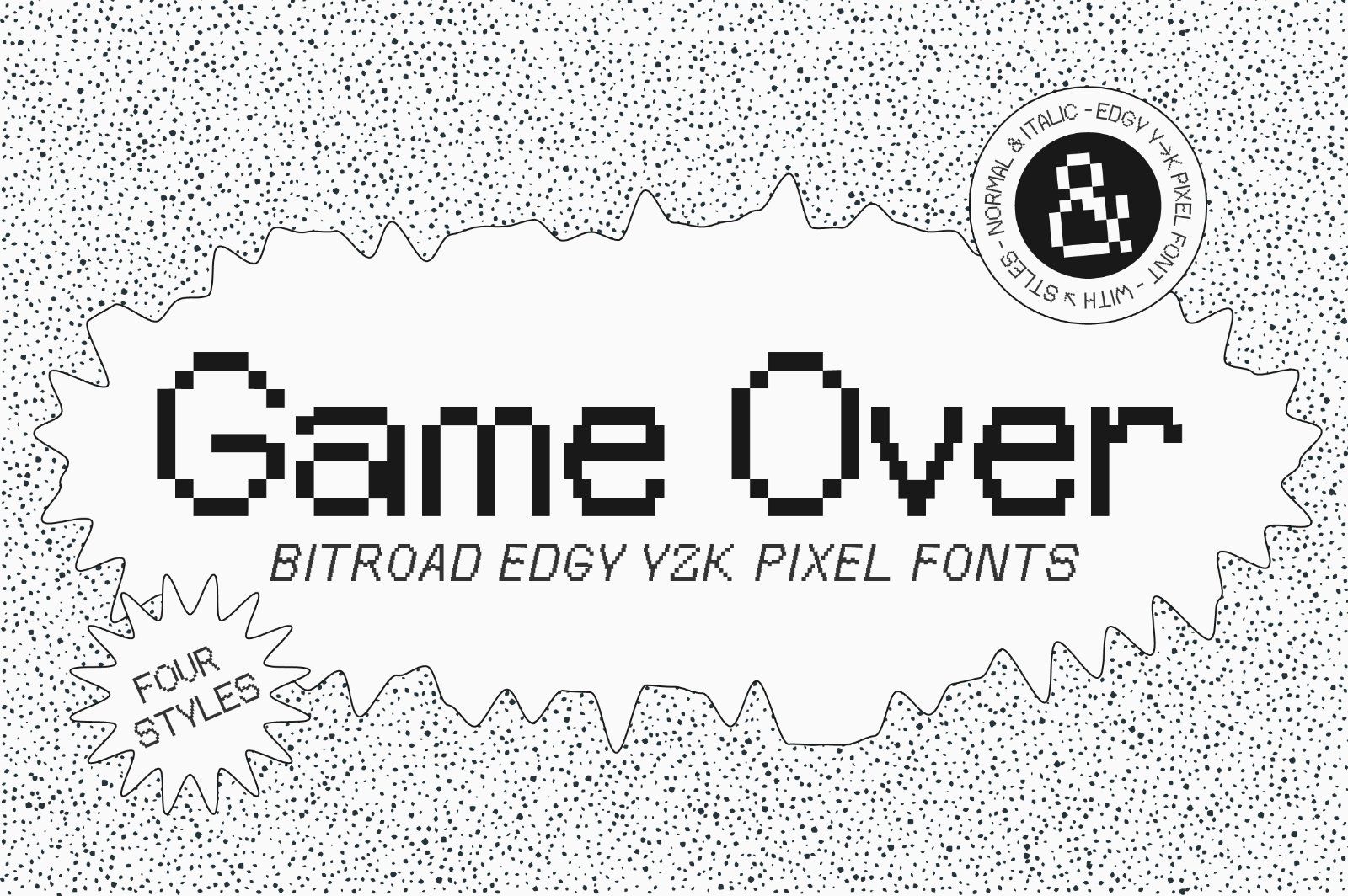 Bitroad – Retro Y2K Pixel Font — image 5