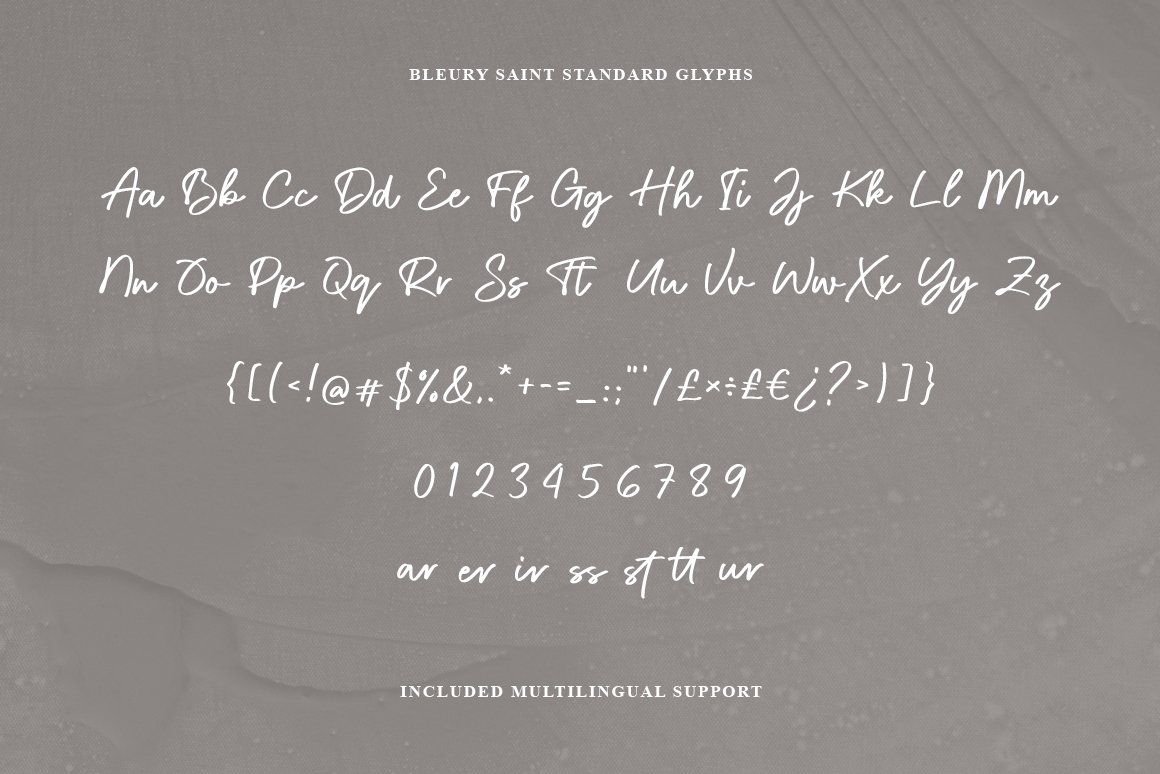 Bleury Saint Modern Script Font — image 10