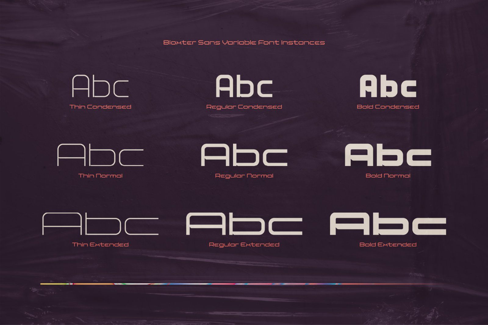 Bloxter Sans - Variable Font Family — image 5