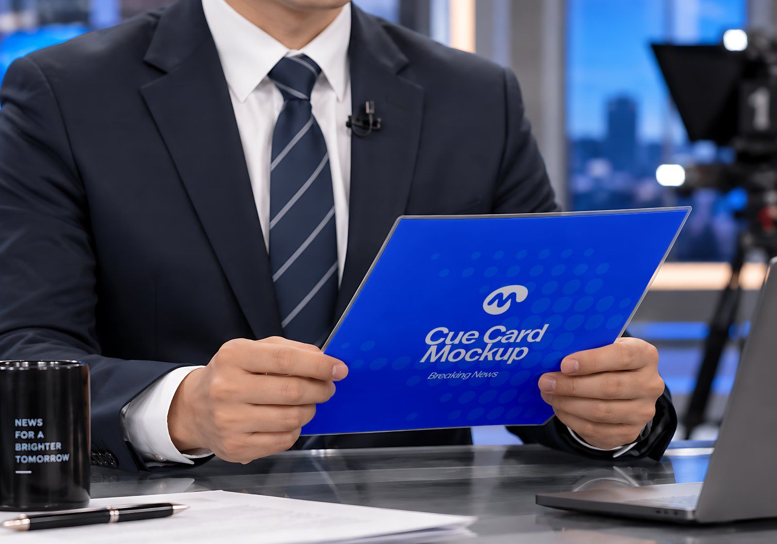 TV Station Mockup Bundle - Complete Broadcasting & Media Brand Identity PSD — image 4