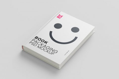 Hardcover book mockup