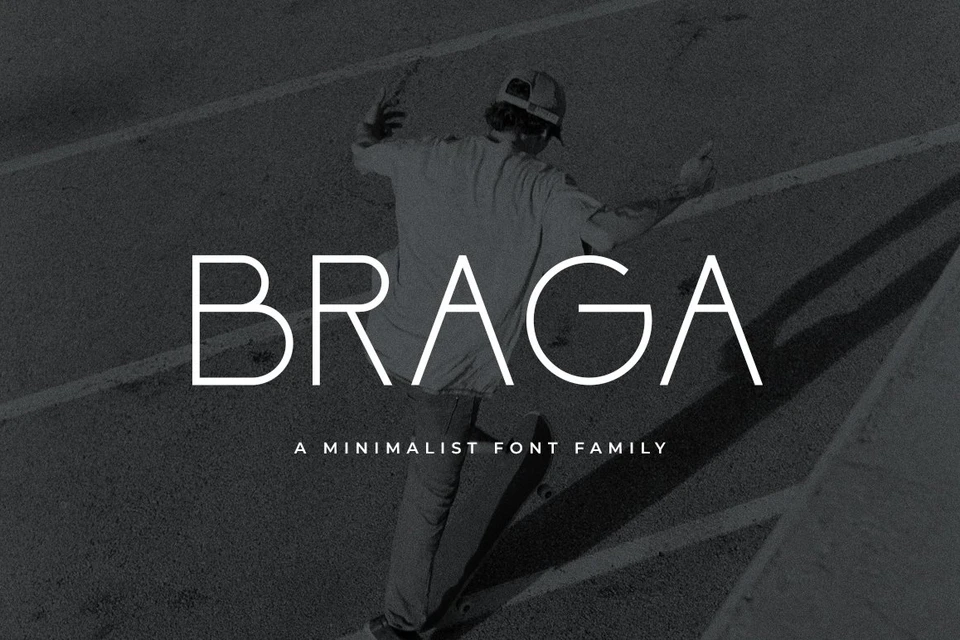 Braga Minimalist Sans Serif Font