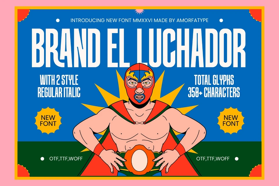 Brandel Luchador Condensed Sans