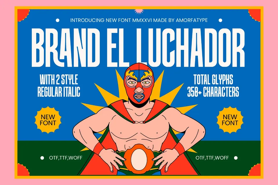 Brandel Luchador Condensed Sans