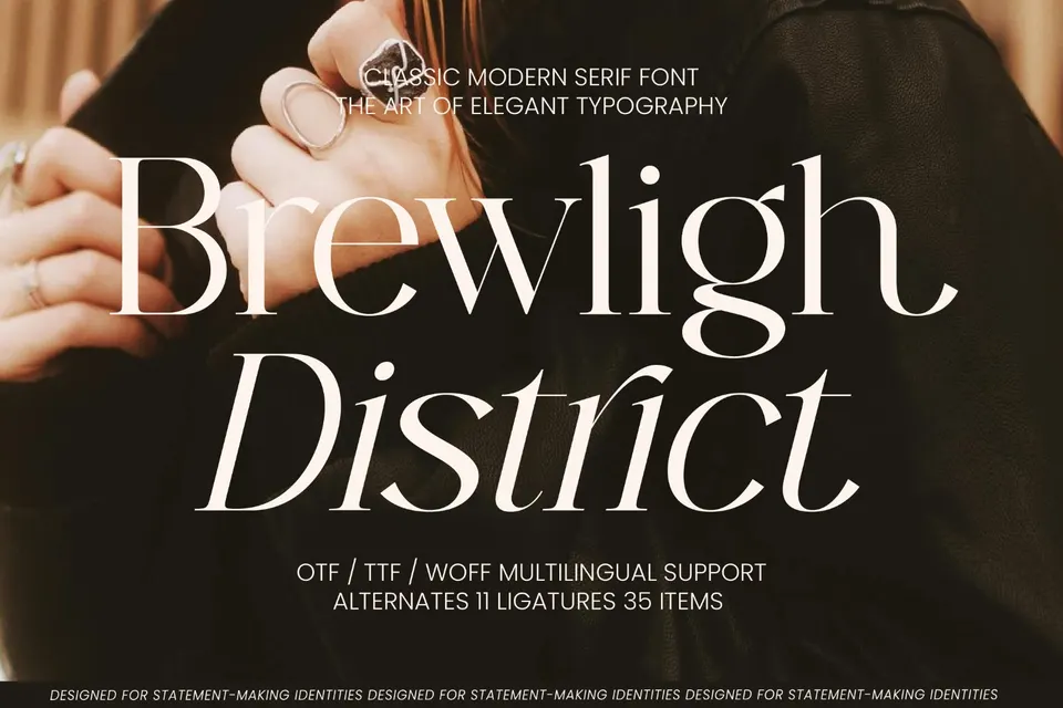 Brewligh District Modern Serif