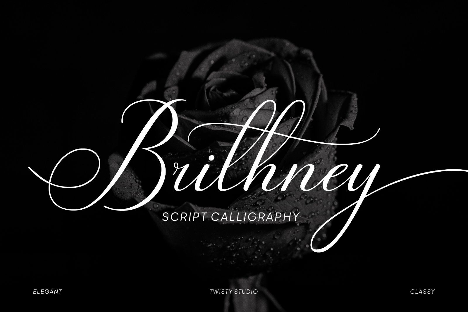Brithney - Beautiful Calligraphy Font — image 1